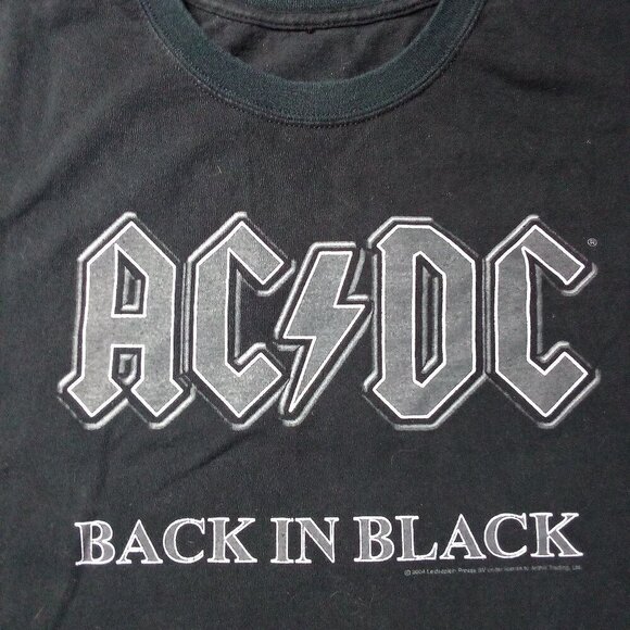 Vintage Other - Vintage Y2K AC/DC Back In Black T-Shirt